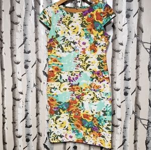 AGB dress with cap sleeve